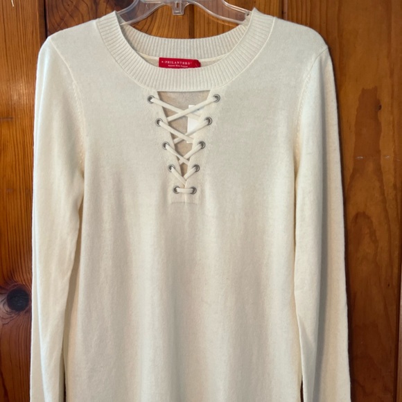 Philanthropy Willow St Cream Long Sleeve M New NWT - Picture 12 of 14